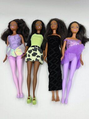 Barbie Doll Lot Spot Scene Christie Bead N’ Beauty 4 Dolls Mattel Read